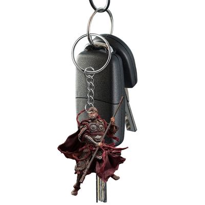 Eco-friendly Wukong 2D Flat Keychain Pendente acrilico per zaino e accessori per auto