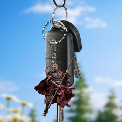 Eco-friendly Wukong 2D Flat Keychain Pendente acrilico per zaino e accessori per auto