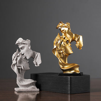 Resina Artigianato Statua Pensatore Decorazione domestica sostenibile Bambù Finito per l'occasione del compleanno
