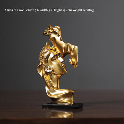 Office Decor Moderno Luxury Thinker Statue Bambù Resina Artigianato Creativo Stile Art Deco