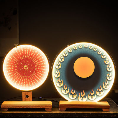 Porta incenso in ceramica Sun Wukong LED Light Black Mythical Burner per la decorazione domestica