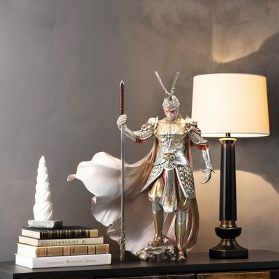 Figura da scrivania del re scimmia della mitologia nera per occasioni di anniversario e decorazioni interne