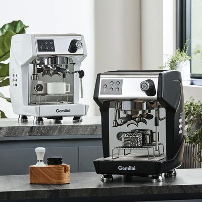 Macchina da espresso a testa singola professionale per ufficio Sensore Bluetooth in rame