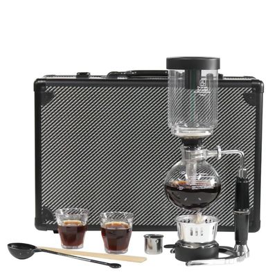 6 quantità Single Serve Camping Ceramica French Press Coffee Maker con logo personalizzato