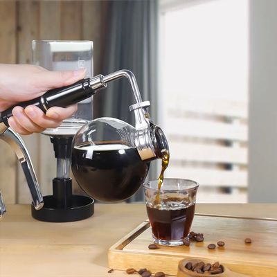 6 quantità Single Serve Camping Ceramica French Press Coffee Maker con logo personalizzato
