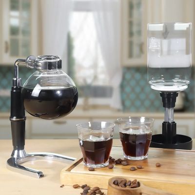 Set di presse francesi in ceramica a osso con utensili da bere in vetro e attrezzature per i tubi in acciaio inossidabile 304