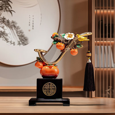 Modello stilistico di natura morta Persimmon Wine Cabinet e TV Unit per la decorazione artistica della casa