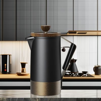 Manico in silicone corpo in ceramica Commerciale Cafè French Press Set per Set di Caffè e Tè