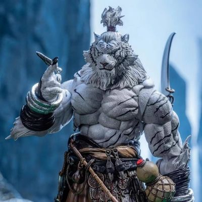 Maestro Union Furay Planet Serie 1/12 Scale Action Figure Weng Tiger Versione Bianca Resina Contemporaneo Maestro Format Altro