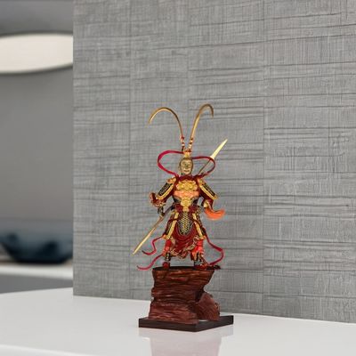 Resina 3D Black Myth Monkey King-Sun Wukong Golden Hoop Figure per il design contemporaneo