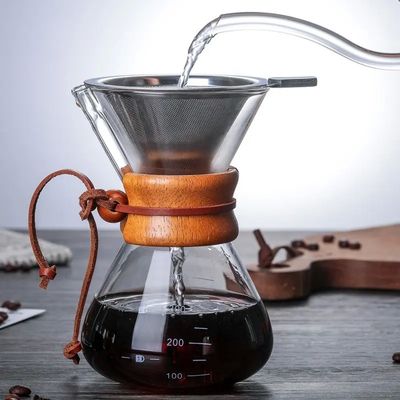GCG013 Caffettiere in acciaio inossidabile per la casa con manico isolato portatile antiscaldamento