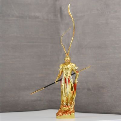 Anniversario occasioni personalizzato colore 3D resina figura da collezione Metal Monkey King