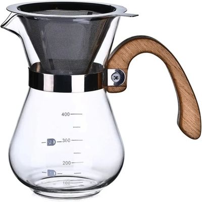 Filtro in acciaio inossidabile e coperchio server di caffè per taglio personalizzato