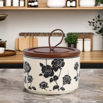 Stile cucina deposito e decorazione vintage vaso di ceramica floreale in stile americano