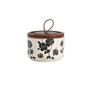 Contenitore alimentare Bottine di ceramica per gioielli Tee Spezie miele in classico design vintage