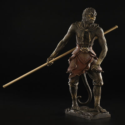 Deluxe 3D Wukong Statue Anniversary Gift da Black Myth Custom Alloy Copper Casting