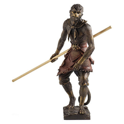 Deluxe 3D Wukong Statue Anniversary Gift da Black Myth Custom Alloy Copper Casting