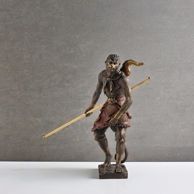 Deluxe 3D Wukong Statue Anniversary Gift da Black Myth Custom Alloy Copper Casting