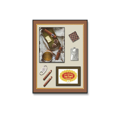 Disegno di sigaro tridimensionale di taglia personalizzata per caffetterie e ristoranti elettrici