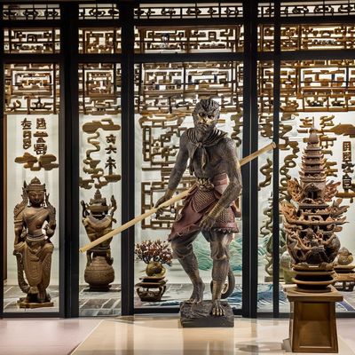 3D scimmia scimmia ornamento da scrivania in ottone per l'anniversario