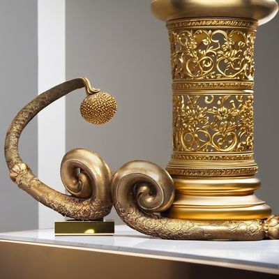 Metallo tre pezzi oro anello anello arricchimento set l' ultimo ornamenti essenziale set