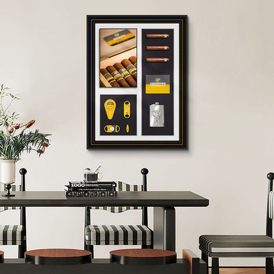 Pittura di sigaro 3D in stile postmoderno perfetto per caffè e ristoranti
