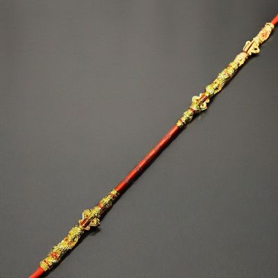 Full Metal Gold Hoop Ring Badge Set a tre pezzi Black Myth Monkey King Merchandise di gioco