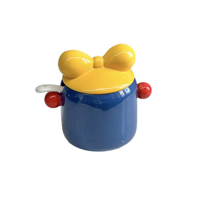 Rotondità Ceramica Piggy Bank Nordic Style Cucina Organizzatore per Spezie Condimenti
