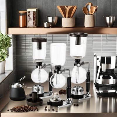 Macchina per il siffone di caffè manuale ad alto borosilicato 3 tazze 5 tazze