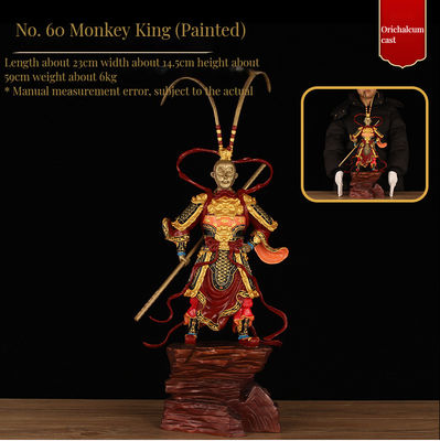 Set di figure in resina 3D di personaggi di quattro grandi romanzi classici
