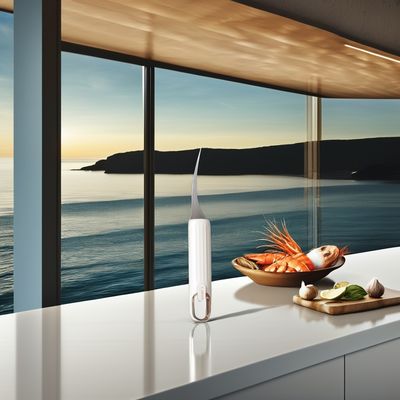 Coltello per la lavorazione di gamberetti di metallo e strumento per la lavorazione delle scaglie di pesce per la preparazione di frutti di mare