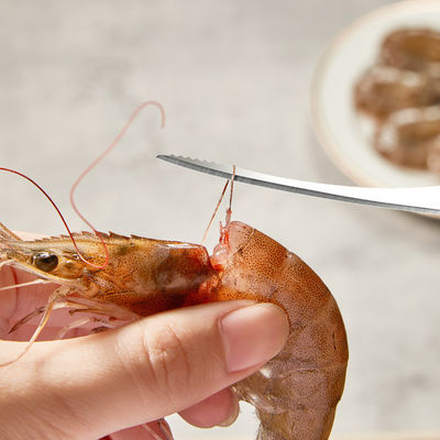 Scalatore di gamberetti per pesci in acciaio inossidabile Strumento per la pulizia delle scaglie di pesce per la cucina domestica
