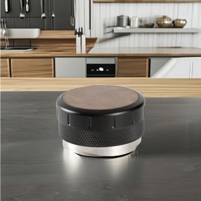 Tamper espresso regolabile in altezza con base in acciaio inossidabile e strumento portatile per barista