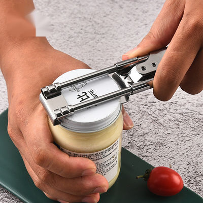 Apribottiglie a forma regolabile e antiscivolo per l'apertura agevole di bottiglie e lattine