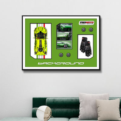 Freschi murali 3D per concessionarie 4S Auto sportive di lusso Pittura in cristallo
