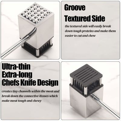 Martello in acciaio inossidabile a 36 lame per addolcire carne di pollame