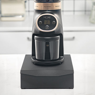 Bianco Design Moderno Espresso Caffè Knock Box Legno Cornice Metallo Aluminio Feature Stocked