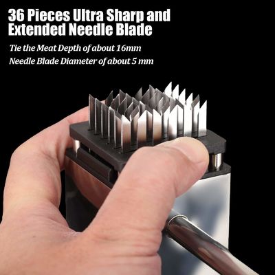 Confezionato in acciaio inossidabile con 36 lame