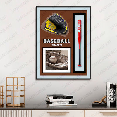 Elettrico Baseball appeso Arte murale stile postmoderno per Home Office Hotel Decorazione