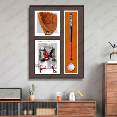 Elettrico Baseball appeso Arte murale stile postmoderno per Home Office Hotel Decorazione
