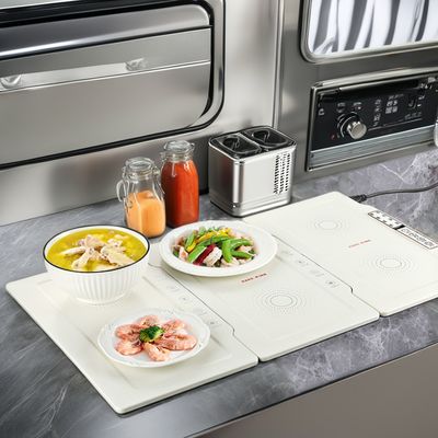 Tavolo di riscaldamento elettrico pieghevole a riscaldamento veloce con 10 marce e controllo della temperatura intelligente