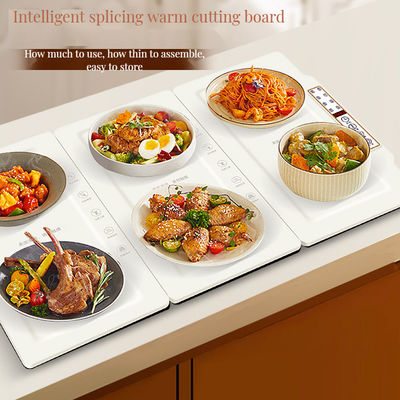 Tavolo di riscaldamento elettrico pieghevole a riscaldamento veloce con 10 marce e controllo della temperatura intelligente