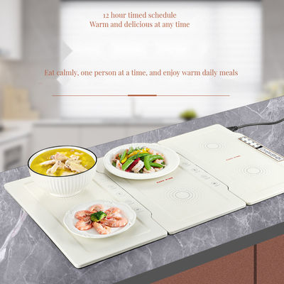 Tavolo di riscaldamento elettrico pieghevole a riscaldamento veloce con 10 marce e controllo della temperatura intelligente