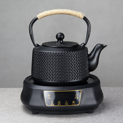 Giapponese Cast Iron Tea Coffee Kettle Pot Set Perfetto per Casa Viaggi Accessoiri neri