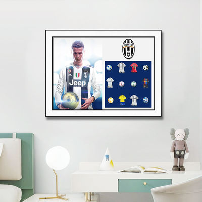 Modern Football Wall Art Modello di sospensione di blocchi elettrici per l'arredamento del soggiorno