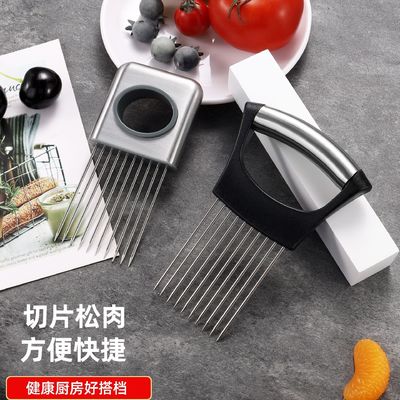 Coltelli di frutta portatili in metallo e plastica per cipolle pomodori patate tenderizzazione della carne