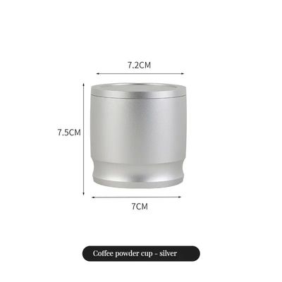 58mm Barista Tools Espresso Aluminum Dosing Cup Box Features con forma di sacchetto