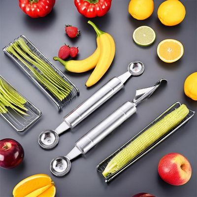 Set di attrezzi per la scultura di frutta in acciaio inossidabile adatto a varie esigenze del cliente