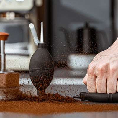 Sgomberatore d'aria portatile in gomma di silicone Sgomberatore di polvere per attrezzi per il caffè e il tè Strumento di pulizia