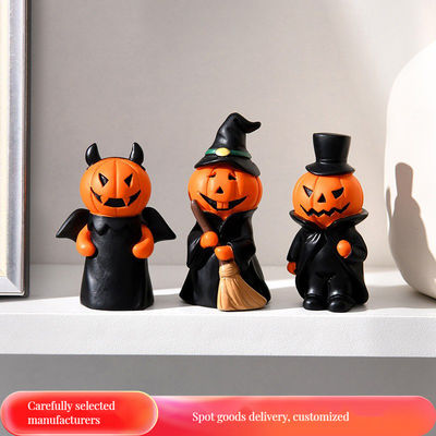 Piccolo lanterna di Halloween a zucca a LED per decorazioni per le feste e forniture per le vacanze